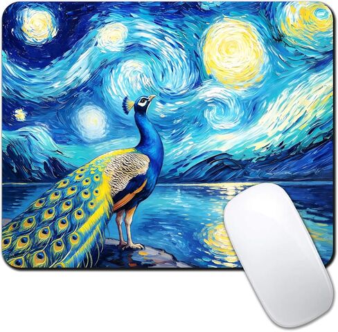 Girly Mouse Pads for Desk, 9.5" x 7.9" Portable Design Cute Mouse Pad Small Square Computer Mousepad, Non-Slip Rubber Base Gift for Kids & Girls Office Decor (Space Nebula Galaxy) in Saudi Arabia