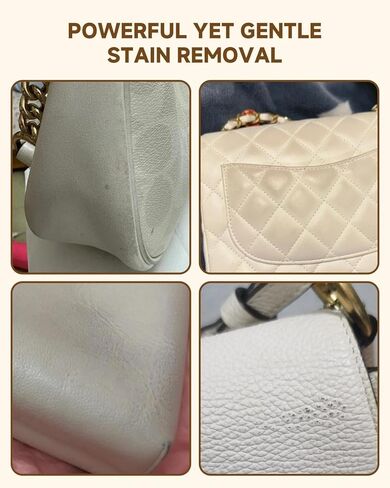 Leather Cleaner & Moisturizer Set for Coach, Cleaning and Maintenance Set for Coach, Powerful Stain Removal, Gentle Care, Suitable for Handbags/Wallets and Other Luxury Brands in Saudi Arabia