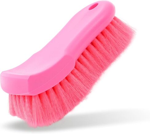 Nylon Upholstery Brush – Shed-Free & Long-Lasting Bristles, Scratch-Free Deep Cleaning Brush for Car Interior, Leather, Sofa, Carpet & Shoes in Saudi Arabia