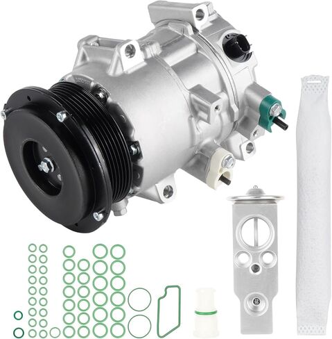 مجموعة مكونات ضاغط التيار المتردد الجديدة تناسب 2007-2009 Toyota Camry 2.4L، 2006-2008 Toyota RAV4 2.4L، CO 11178JC AK1504، استبدال السيارات مكيف الهواء in Kuwait