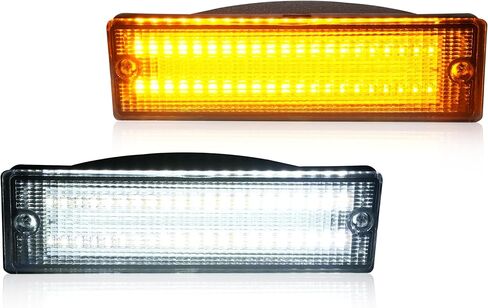 زوج من مصابيح إشارة الانعطاف من HECASA متوافقة مع 1988-1997 Nissan D21 Hardbody Pickup 1988-1995 Nissan Pathfinder عدسة بلاستيكية شفافة (PMMA+PP) in Kuwait