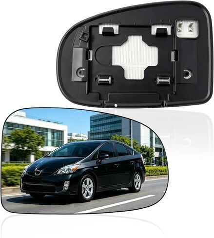 Right Passenger Side Heated Mirror Glass Replacement for 2010-2015 Toyota Prius,Car Side Rear View Mirrors Glass with Power Heated in Saudi Arabia