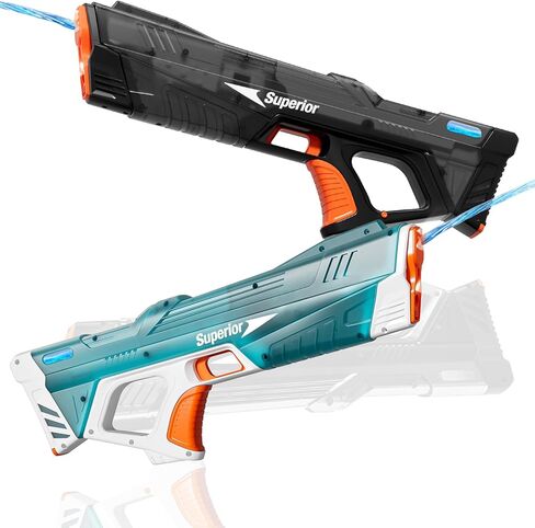Skirfy 2 Pack Electric Water Guns for Adults Kids, Powerful Automatic Squirt Gun, High Powered Shooting, Strongest Auto Water Blaster, Long Range, Pool Water Toy Outdoor Game in Saudi Arabia