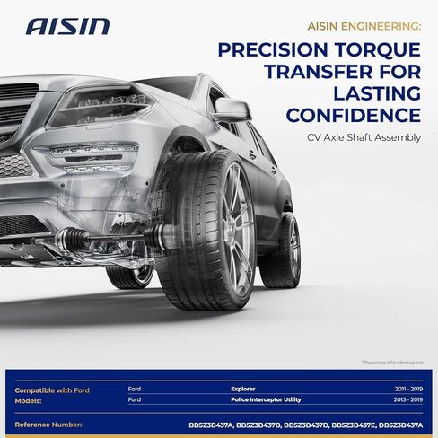 AISIN AFTERMARKET CVAFD-00672 مجموعة عمود المحور للسائق الأمامي - متوافقة مع Ford Explorer 2011-2019، Police Interceptor Utility 2013-2019 in Kuwait