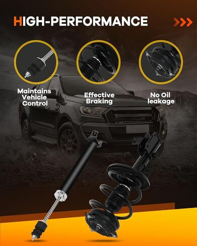 Front Struts and Rear Shocks for Nissan, OCPTY 4x Struts and Shocks Complete Assembly Amortiguadores Fits 2013 2014 2015 2016 2017 for Nissan Altima Quick Struts Assembly with 172902 349075 in Kuwait