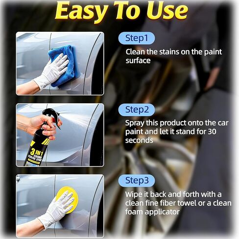 Ceramic Coating Spray for Cars German-Engineered SiO₂ Ceramic Paint Protection Spray, High Gloss Hydrophobic Finish for After Wash Care, Rain Prep, Road Trip Protection & Showroom Shine Maintenance in Saudi Arabia