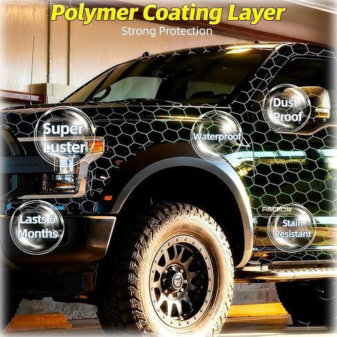 Ceramic Coating Spray for Cars German-Engineered SiO₂ Ceramic Paint Protection Spray, High Gloss Hydrophobic Finish for After Wash Care, Rain Prep, Road Trip Protection & Showroom Shine Maintenance in Saudi Arabia