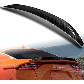 مجموعة الشفاه الخلفية من ألياف الكربون الحقيقية بنسبة 100% من HYPERSPEED، مجموعة الشفاه الخلفية VT-Style مناسبة لـ 2018 2019 2020 2021 kia Stinger، مجموعة قطع غيار السيارات، ملحقات خارجية للسيارات in Kuwait