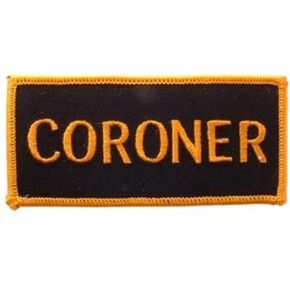 EagleEmblems PM0216 Patch-Army,TAB,Coroner (GLD/BLK) (4 بوصة) in Kuwait
