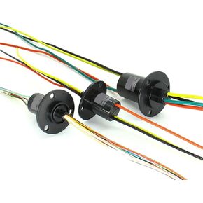 1pc Slip Ring 2/3/4/6//8/12/14/36 Channels with 2A/5A/10A/30A Current，OD 22mm slip ring(22mm 2CH 10A flangeA) in Saudi Arabia