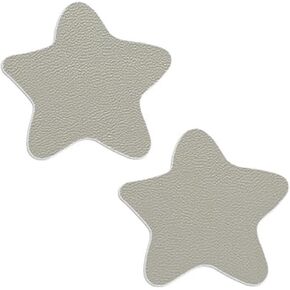 Star Shape Leather Repair Patch Cuttable Self-Adhesive with Strong Adhesion Patch for Couch Sofa Car Seats Jackets(Black) in Saudi Arabia