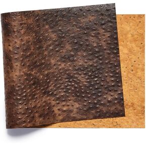 Newbury Leathers, Ostrich Embossed, Panel, Brown in Saudi Arabia