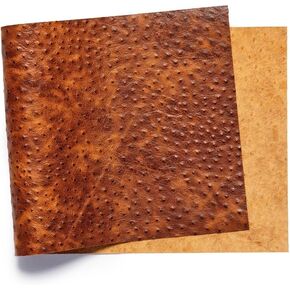 Newbury Leathers, Ostrich Embossed, Panel, Cognac in Saudi Arabia