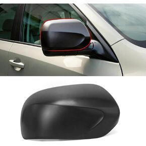 قطعة واحدة من Yumzeco متوافقة مع غطاء مرآة Subaru Forester 2009 2010 2011 2012 2013، غطاء مرآة Subaru Forester من جانب السائق مع استبدال مشبك الضوء لـ 91054SC041NN - أسود يسار in Kuwait