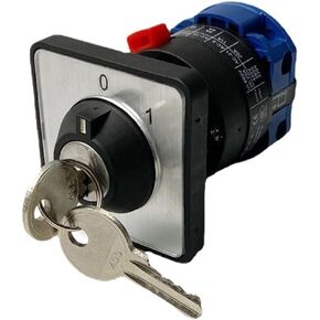 LW26-20/1 Off-ON 2 Positions Single Hole with Lock Key Universal220V Power Supply Cut-Off Start Option Rotary Cam Switch in Saudi Arabia