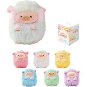 TOYZERO + Lulu The Piggy Blind Box - Rainbow Sheep Plush Blind Boxes Figurines Cute Stuffed Animals Mystery Box Collectibles Home Decorations Holiday Birthday Gifts, Single Box in Saudi Arabia