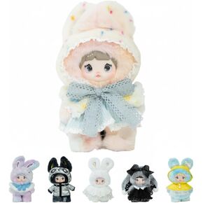 POP JOY Nommi Plush Blind Box Weather Forecast Series Kawaii Plush Toy, Cute Collectible Figure with Rotating Eyes & Collector Card, Surprise Gift for Kids & Collectors 3+ Single Box in Saudi Arabia