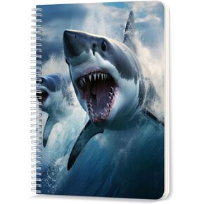 Spiral Notebook,Double-Wire Spiral College Lined Journal Notebook for Study and Notes,100 Pages,5.71x 8.26 in - Soccer Ball Enveloped in Flames with Green Light Effects in Saudi Arabia