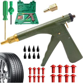 Tire Repair Kit with Plugs - Mushroom Tire Plug Kit & Tire Patch Kit, Tubeless Tire Puncture Repair Tool for Cars Motorcycles Trucks Tractors, Includes 16 Mushroom Repair Units in Kuwait