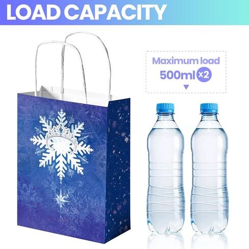 TimEmbrace Frozen Party Bags – 16 Pack small Snowflake Goodie Bags, Frozen Birthday Decorations, Party Favors and Birthday Party Supplies in Kuwait