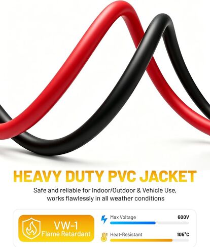 Oyviny 2PCS 14AWG SAE طقم موصل 1 قدم SAE تمديد كابل، الثقيلة 14 قياس 2 دبوس التوصيل السريع التوصيل للبطارية العطاء لوحة للطاقة الشمسية دراجة نارية سيارة شاحنة DIY المشاريع in Kuwait