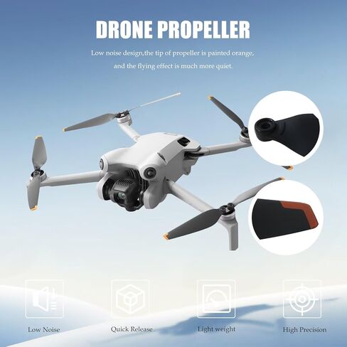 New for DJI Mini 4 Pro & Mini 3 Pro Propeller Replacement - 32 Pcs Blades with Tools in Kuwait