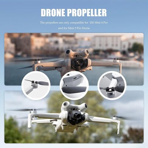 New for DJI Mini 4 Pro & Mini 3 Pro Propeller Replacement - 32 Pcs Blades with Tools in Kuwait