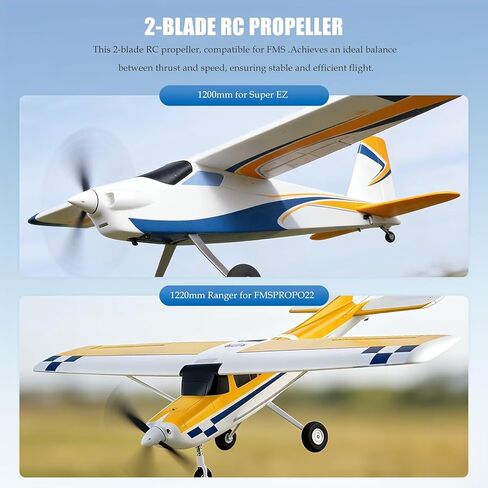 2-Blade for RC Propeller – Compatible with FMS 1200mm Super EZ, for 1220mm Ranger FMSPROP022, 10x5 Prop – 2 Pcs in Kuwait