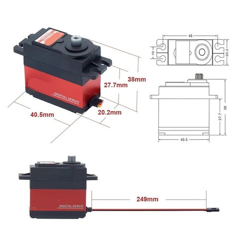 4 PDI-6221 20KG High Torque Digital Metal Gear Coreless Servo in Kuwait