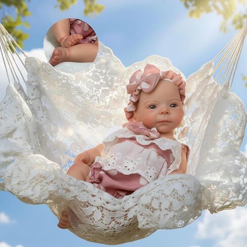 10Inch Full Body Silicone Baby Dolls Can Open Mouth Silicone Reborn Newborn Girl Dolls that Look Real in Kuwait