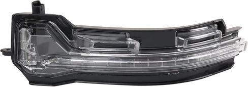 TRQ Left Driver Side Mirror Turn Signal LED Clear Lens Compatible with 2018-2023 Volkswagen Atlas 2020-2023 Atlas Cross Sport VW1328106 in Kuwait
