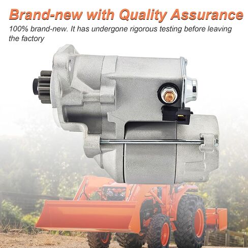محرك بدء التشغيل TC620-16800 متوافق مع Kubota L3301(DT/F/H) L3302 L3901 (DT/F/H) L3902 الجرارات استبدال # 128000-2130 128000-2131 228000-2050 9722809-105 TC62016800 in Kuwait