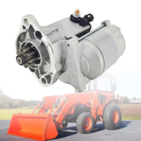 محرك بدء التشغيل TC620-16800 متوافق مع Kubota L3301(DT/F/H) L3302 L3901 (DT/F/H) L3902 الجرارات استبدال # 128000-2130 128000-2131 228000-2050 9722809-105 TC62016800 in Kuwait