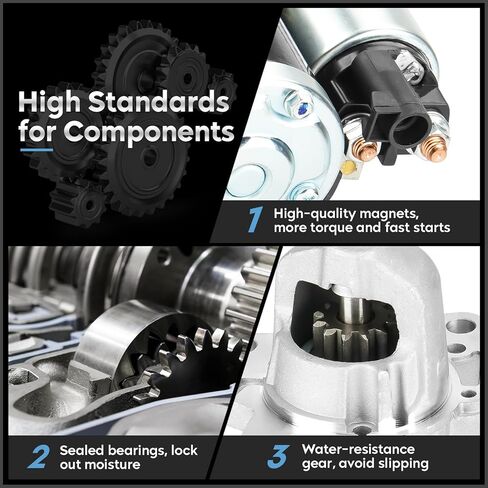 بداية جديدة تناسب كاديلاك Cts 2.8L 3L، SRX 3.6L 2006-2009، Camaro 3.6L 2010-2014 يستبدل #410-48140، 17996، 56044736AB، SMT0331، M0T35874 in Kuwait