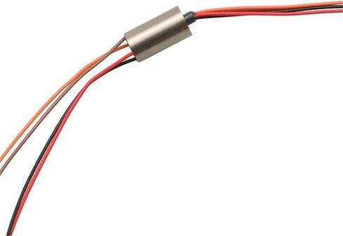 1pcs Dia.6/6.5/7.5mm 2/4/8/12CH 1A /2A Slipring Conductive Rotating Joint for RC UAV PTZ Gimbal Visual Anchor Fish Slip Ring(Ivory) in Saudi Arabia