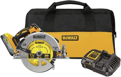 DEWALT 20V MAX XR 7-1/4" Cordless Circular Saw Kit XR POWERPACK with Battery and Charger Included (DCS590WW1) in Kuwait