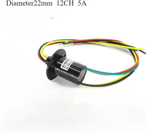1pcs Slip Ring Rotating Electrical Rotary Joint(22mm 12CH 5A) in Saudi Arabia
