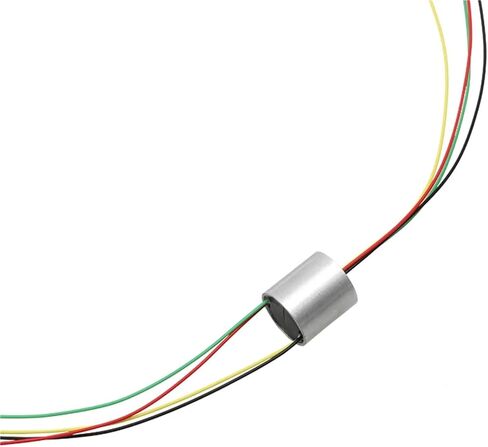 1pcs Dia.6/6.5/7.5mm 2/4/8/12CH 1A /2A Slipring Conductive Rotating Joint for RC UAV PTZ Gimbal Visual Anchor Fish Slip Ring(Ivory) in Saudi Arabia
