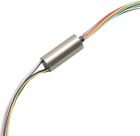 1pcs Dia.6/6.5/7.5mm 2/4/8/12CH 1A /2A Slipring Conductive Rotating Joint for RC UAV PTZ Gimbal Visual Anchor Fish Slip Ring(Ivory) in Saudi Arabia