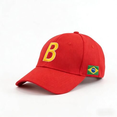 Brazil Flag Baseball Caps Men Women Spring Summer Letters Embroidered Classic Adjustable Hat in Saudi Arabia