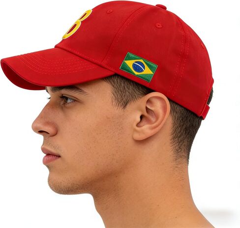 Brazil Flag Baseball Caps Men Women Spring Summer Letters Embroidered Classic Adjustable Hat in Saudi Arabia