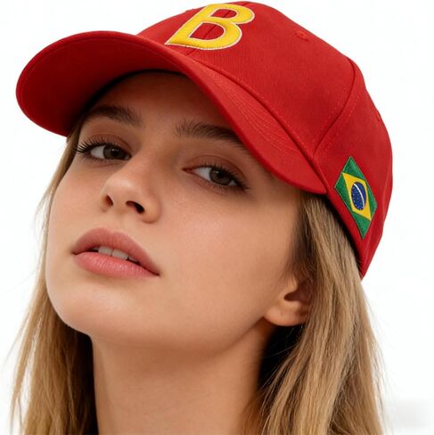 Brazil Flag Baseball Caps Men Women Spring Summer Letters Embroidered Classic Adjustable Hat in Saudi Arabia