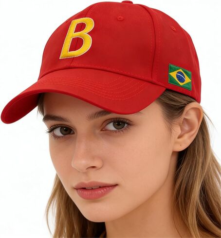 Brazil Flag Baseball Caps Men Women Spring Summer Letters Embroidered Classic Adjustable Hat in Saudi Arabia