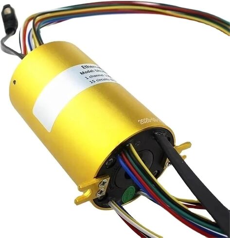 1pcs Gold seller 1 channel 1000M Ethernet slip ring collector connector hole 12.7mm rotating Slip Ring in Saudi Arabia