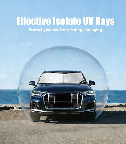 Windshield Sun Shade for BMW X3 (2018-2024), Custom-fit Windshield Cover, Protect Dashboard, Foldable Car Window Shades – BMW X3 Accessories in Saudi Arabia