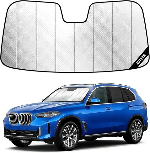 Windshield Sun Shade for BMW X3 (2018-2024), Custom-fit Windshield Cover, Protect Dashboard, Foldable Car Window Shades – BMW X3 Accessories in Saudi Arabia