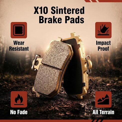 4 Pcs Front Rear Brake Pads for Electric Dirt Bike, Compatible with Surron LBX LBS, Talaria Sting MX3 R MX4, X160 X260, eRide Pro SS 2.0 S 72V, Rawrr Mantis X Mini R R17 48V, Mantis Mini Pup in Saudi Arabia
