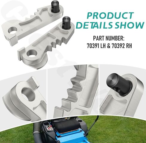 70392 HG-70392 Right Hand & 70391 Left Hand Brake Arm Kit for Hydro-Gear Cub Cadet Z-Force 15, Z-Force 18 in Saudi Arabia