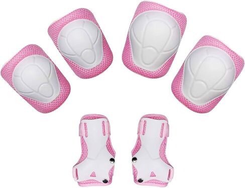 TST Kids Protective Gear Set, Kids Knee Pads and Elbow Pads Set, Toddler Wrist Guard for Kids 3-12 Years, Child Protective Gear Set for Roller Skates, Cycling in Saudi Arabia
