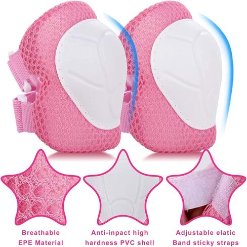 TST Kids Protective Gear Set, Kids Knee Pads and Elbow Pads Set, Toddler Wrist Guard for Kids 3-12 Years, Child Protective Gear Set for Roller Skates, Cycling in Saudi Arabia